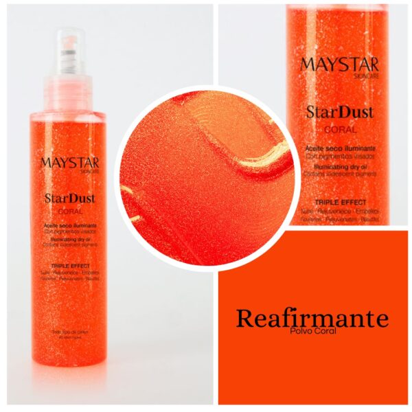 StarDust CORAL Aceite seco reafirmante corporal